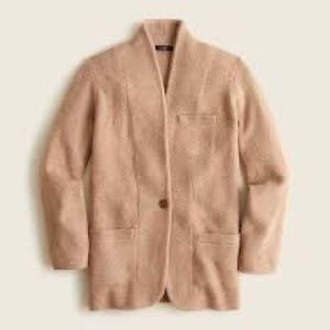 J Crew Cocoon Sweater Blazer. New with Tags. X-Large Mushroom Heather